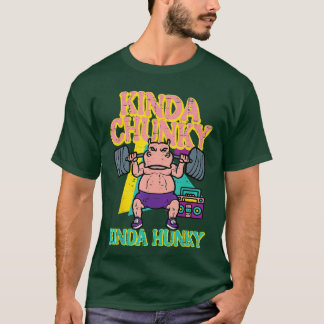 Gym Kindy Klompige Hunky Nijlpaard Grappige Workou T-shirt
