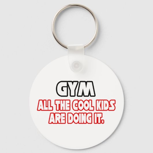 Gym... Koele Kinderen Sleutelhanger (Voorkant)