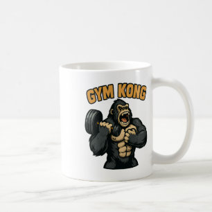 Gym Kong Grappige Bodybuilding Fitness Gorilla Bee Koffiemok