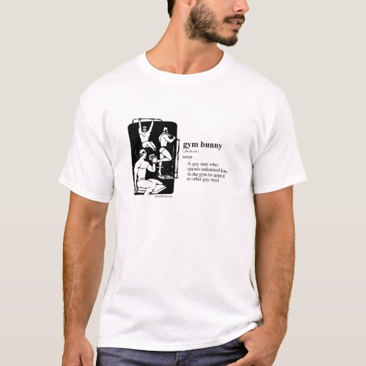 GYM KONIJN T-SHIRT (Voorkant)