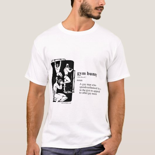 GYM KONIJN T-SHIRT (Voorkant)