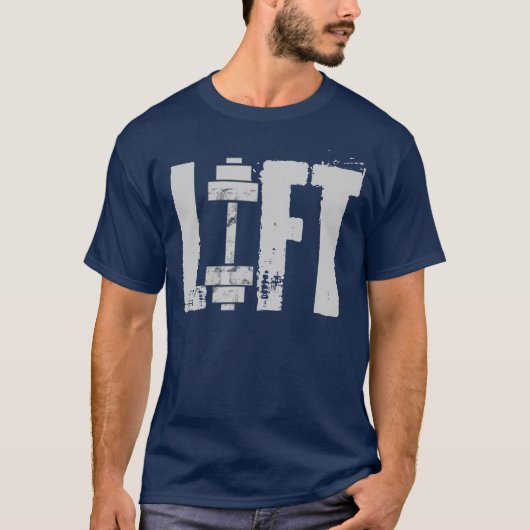 GYM KRAACHTTRAINING WORKOUT T-SHIRT (Voorkant)
