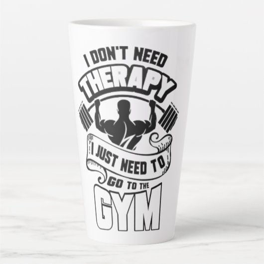 Gym Latte Mok (Voorkant)