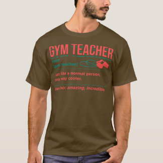 Gym leraar definitie 2 t-shirt