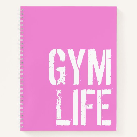 Gym life - notitieboek (Voorkant)