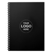 Gym Log met een aangepaste Logo Notitieboek (Voorkant)