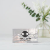 Gym Logo | fitnesscentrum Visitekaartje (Staand voorkant)