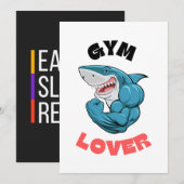 Gym Love Design Kaart (Voorkant / Achterkant)
