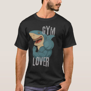 Gym Lover Haaien T-Shirt - Grappige Spier Haai Gym