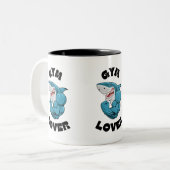 Gym Lover Tweekleurige Koffiemok (Voorkant links)