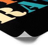 Gym Lover Workout Bodybuilding Retro Alphabet Gym Poster (Hoek)