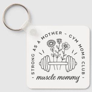 Gym mama spier mama moeder grappig sleutelhanger