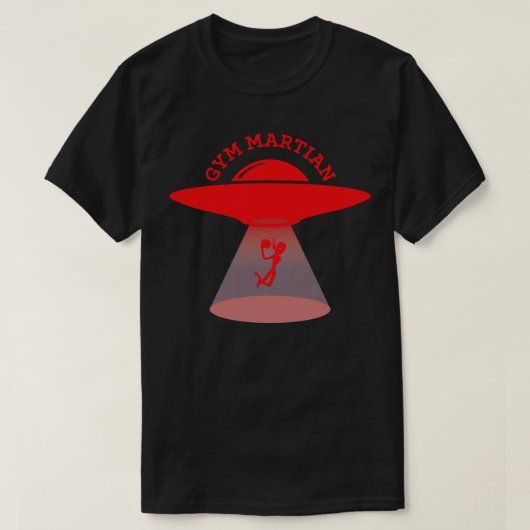 Gym Martian Beam T-shirt (Design voorkant)