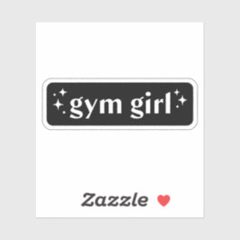Gym meisje esthetisch sticker