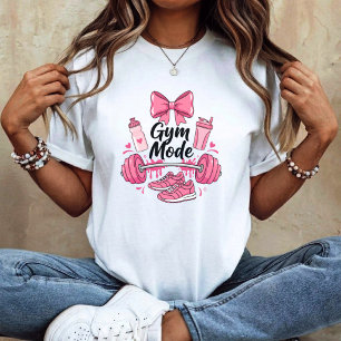 Gym Mode Grappige meisjesachtige sport T-shirt