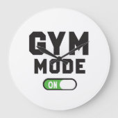 Gym Mode – Train Hard Stay Strong Grote Klok (Voorkant)