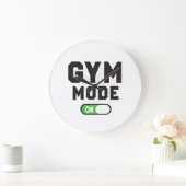 Gym Mode – Train Hard Stay Strong Grote Klok (Huis)