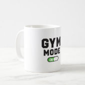 Gym Mode – Train Hard Stay Strong Koffiemok (Voorkant links)