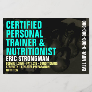 Gym moderne stijl flyer