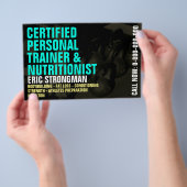 Gym moderne stijl flyer (Hand)