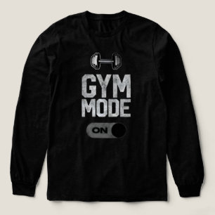 Gym Modus AAN Fitness Workout Motivatie Design Tri-Blend Shirt
