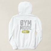 Gym Modus Aan Hoodie (Design achterkant)