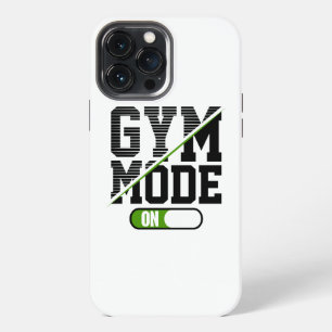 Gym Modus Aan Trainingsgym Workout iPhone 13 Pro Max Hoesje