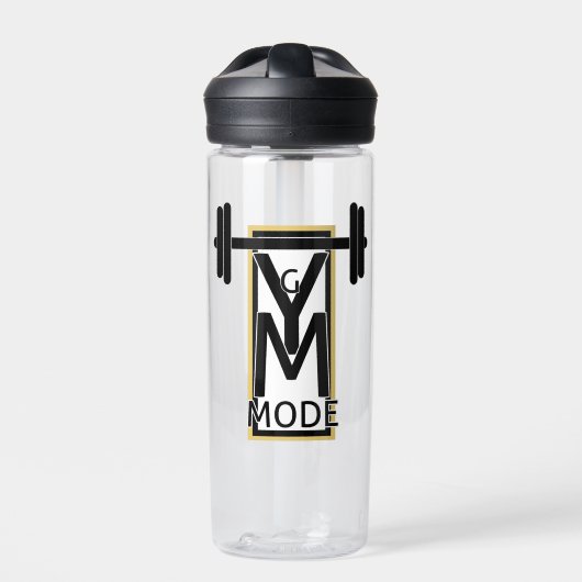 Gym-modus Waterfles (Voorkant)
