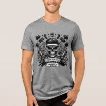 Gym Monster Schedel Bodybuilding Motivatie Kunst
