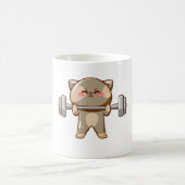 Gym motivatie Cat Lover Design Koffiemok (Center)