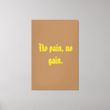 GYM-motivatie citaat en licht bruin