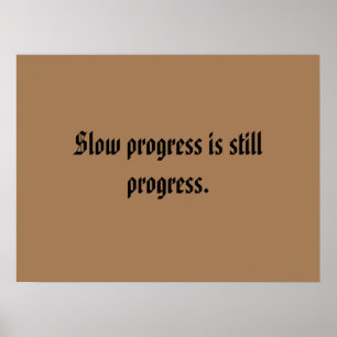 GYM Motivatie citaten En Lichtbruine Poster 