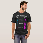 gym motivatie einde relatie T-shirt (Voorkant volledig)