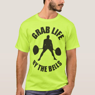 Gym Motivatie - Grijp het leven bij de klokken T-shirt
