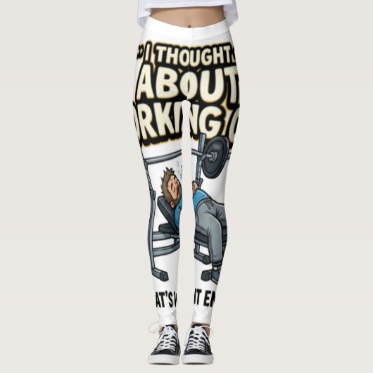 Gym motivatie leggings (Voorkant)