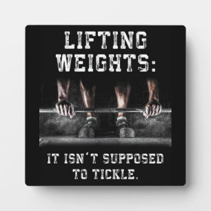 Gym Motivatie Plaque Fotoplaat