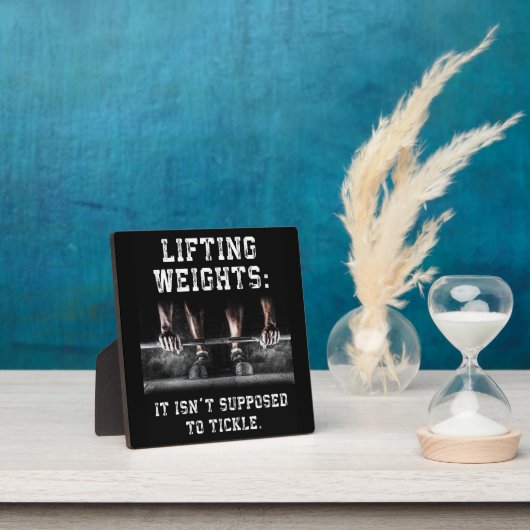 Gym Motivatie Plaque Fotoplaat (Insitu)