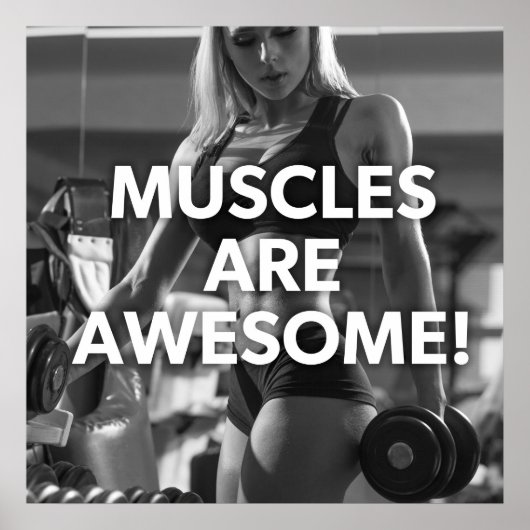 Gym Motivatie Poster (Voorkant)