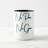 Gym Motivatie voor Fitness Warriors Mok (Midden)