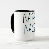 Gym Motivatie voor Fitness Warriors Mok (Voorkant links)