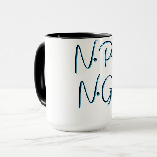 Gym Motivatie voor Fitness Warriors Mok (Voorkant links)