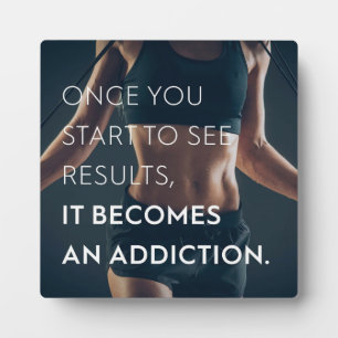 Gym Motivatie Voor Vrouwen - Resultaten - Workout Fotoplaat
