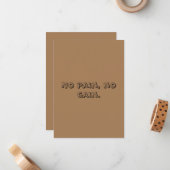 GYM Motivation - Aangepaste tekst en licht bruin Notitiekaartje (Voorkant / Achterkant in situ)