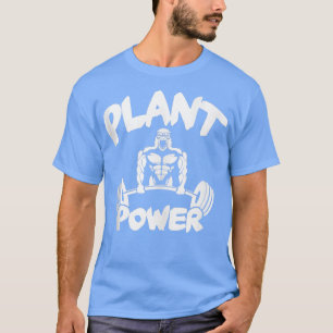 GYM Motivation, Bodybuilder, Vegan Plant Power, Li T-shirt