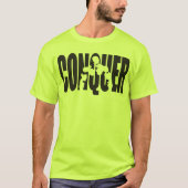 Gym Motivation - CONQUER T-shirt (Voorkant)