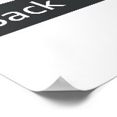 Gym Motivation Funny 0 Fors Given Men's  Poster (Hoek)