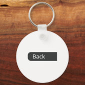 Gym Motivation Funny 0 Fors Given Men's Sleutelhanger (Voorkant)