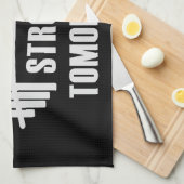 Gym Motivation Towel Theedoek (Quarter Fold)