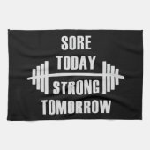 Gym Motivation Towel Theedoek (Horizontaal)