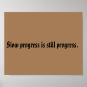 GYM-motiveringen en licht bruin Poster (Voorkant)